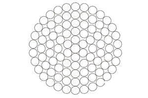 Single twist wire rope 1x91