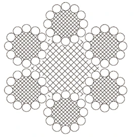 Round Strand Wire Rope 6x12