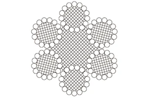 Round Strand Wire Rope 6x15