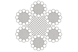 Round Strand Wire Rope 6x12