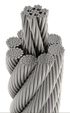 Round Strand Wire Rope 8x19/8x36