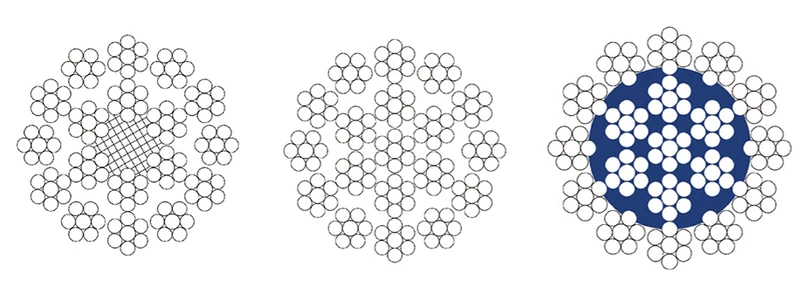 Multi-layer strand wire rope 18x7 18x19
