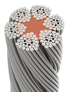 Shaped Strand Wire Rope 6xV37S-FC